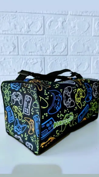 Mini Mala Viagem Personalizada Videogame