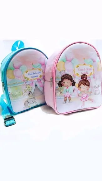 Mochilinha Personalizada Circo Candy Color