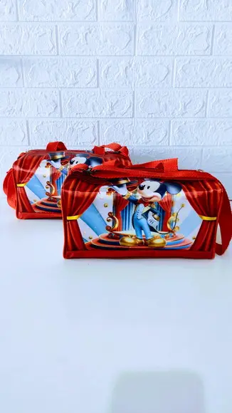 Mini Mala Viagem Personalizada Mickey Circo 3d