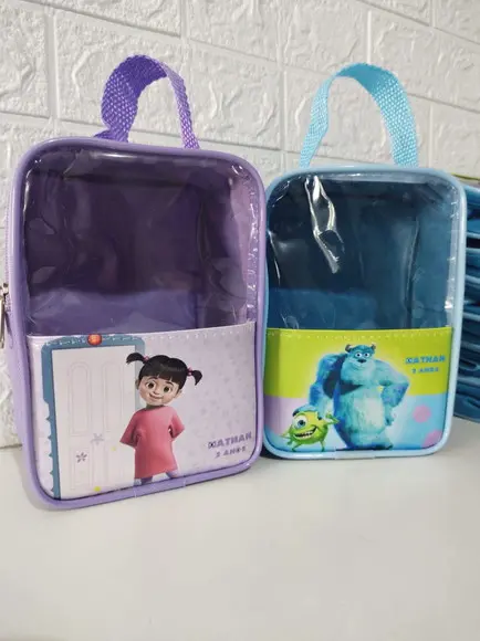 Bolsa com Alça e Visor Transparente Monstros Sa
