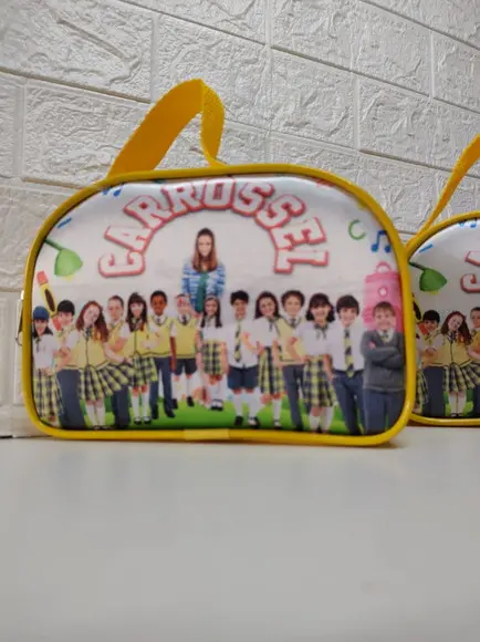 Bolsinha Meia Lua Personalizada Novela Carrossel