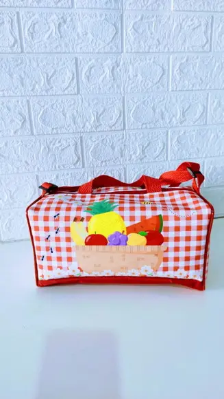Mini Mala Viagem Personalizada Frutinhas Picnic