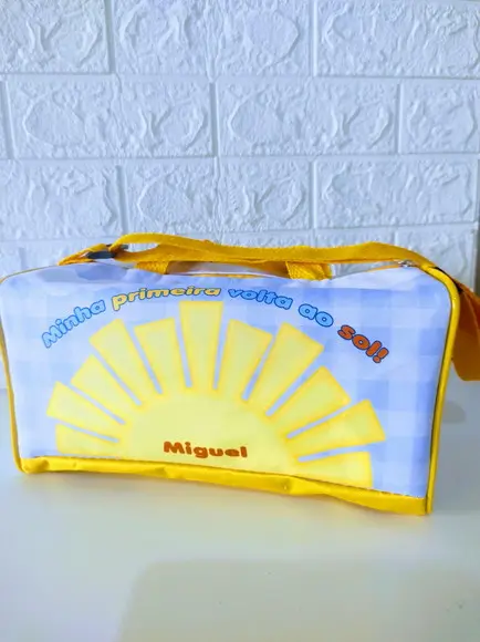 Mini Mala Personalizada Primeira Volta ao Sol
