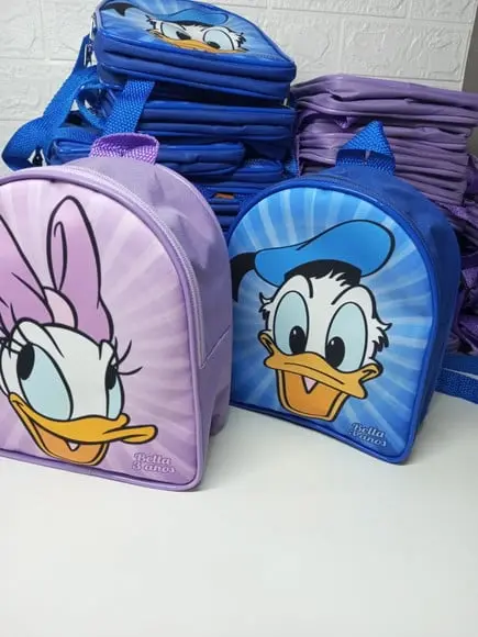 Mochilinha Margarida e Pato Donald