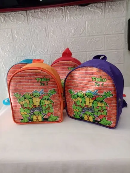 Mochilinha Personalizada Tartarugas Ninja
