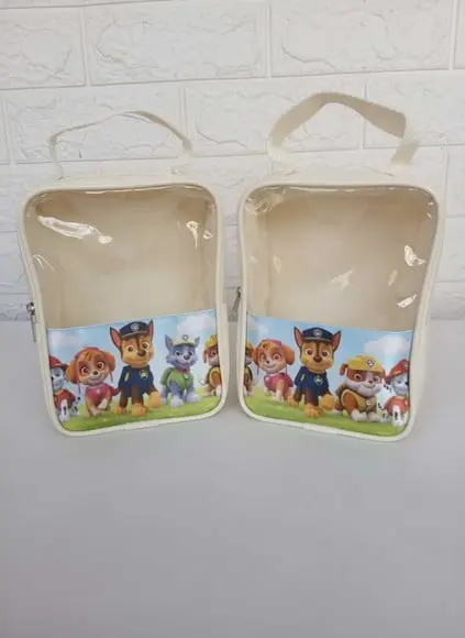 Bolsa com Visor Transparente Patrulha Canina
