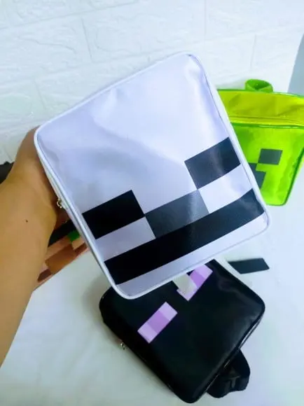 Mochila Quadrada Personalizada Minecraft