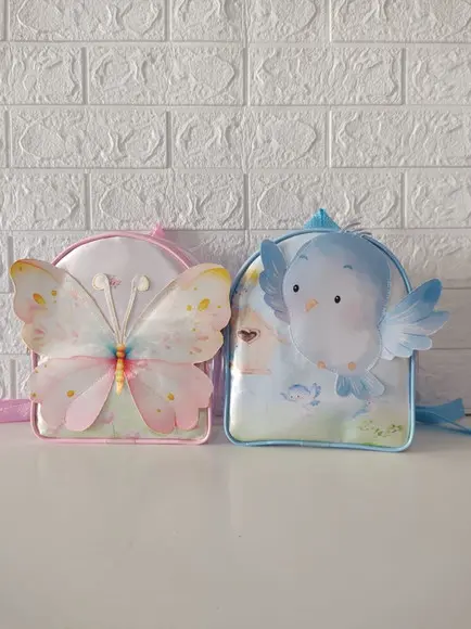 Mochilinha Transparente Passarinhos