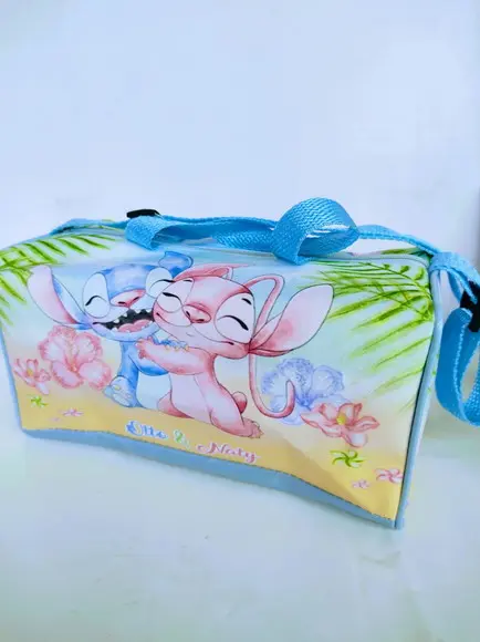 Mini Mala Viagem Personalizada Stitch Angel