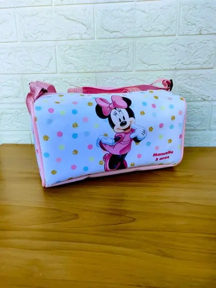 Mini Mala Viagem Personalizada Mickey e Minnie