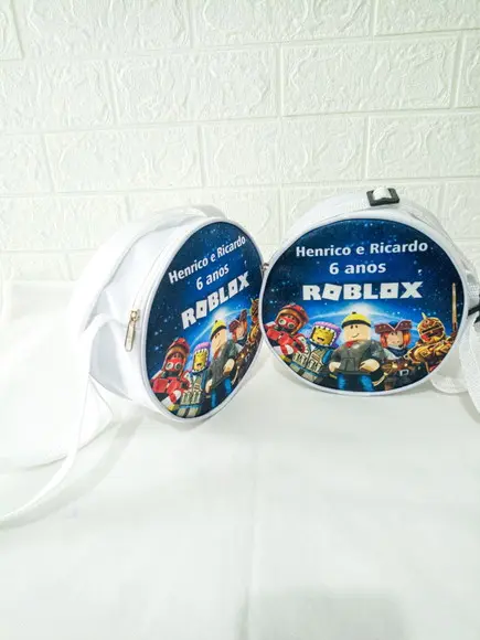 Bolsinha Cantil Redonda Personalizada Roblox