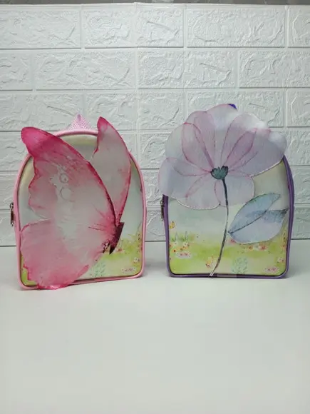 Mochilinha Borboletas Personalizada 3d
