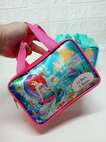 Maletinha Personalizada Pequena Sereia