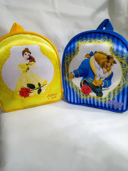 Mochilinha Personalizada a Bela e a Fera
