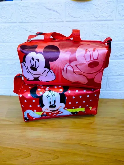 Mini Mala Viagem Personalizada Mickey e Minnie