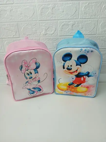 Mochila Quadrada Mickey Minnie m