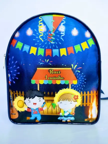 Mochilinha Personalizada Festa Junina