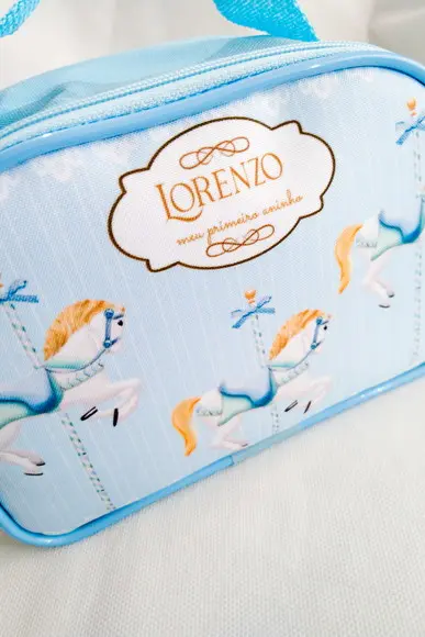 Bolsinha Lembrancinhas Personalizadas Cavalinho Carrossel