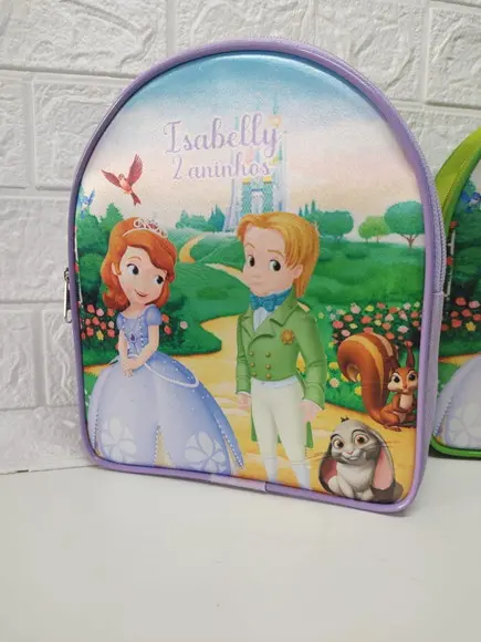 Mochilinha Personalizada Princesinha Sofia