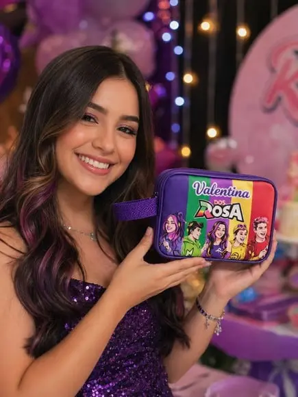 Bolsinha Retangular Personalizadas dos Rosa