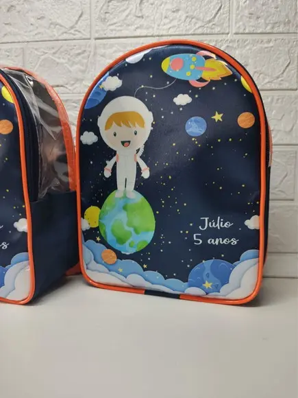 Mochilinha Astronauta 25x20 Transparente