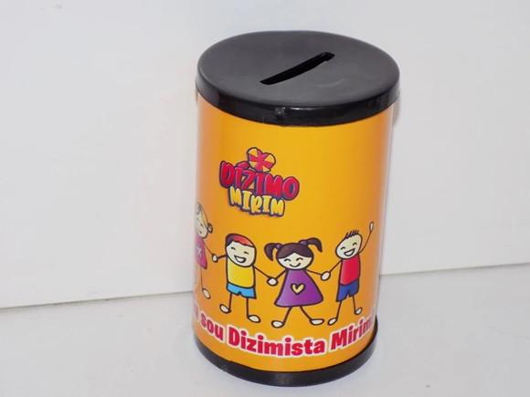 100 Cofrinhos Personalizados Dizimista Mirim
