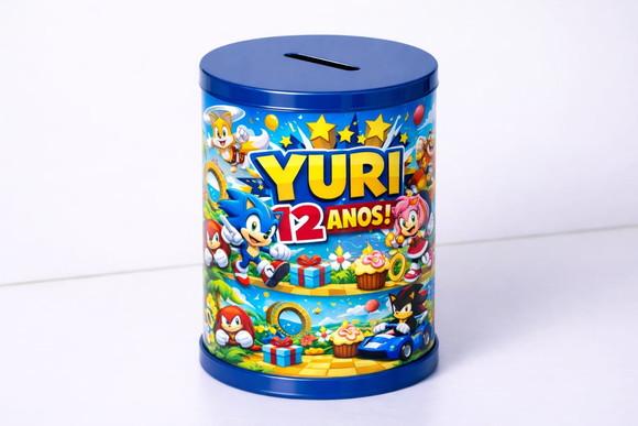 30 Cofrinhos Personalizados Sonic