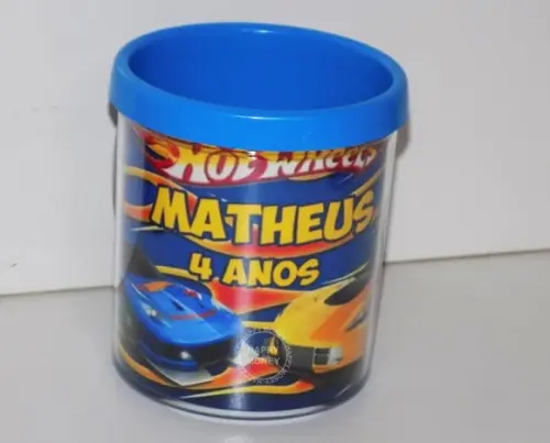 10 Canecas Personalizada Hotwheels