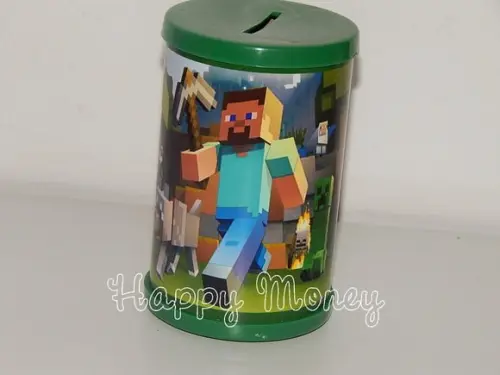 50 Cofrinhos Personalizado Minecraft