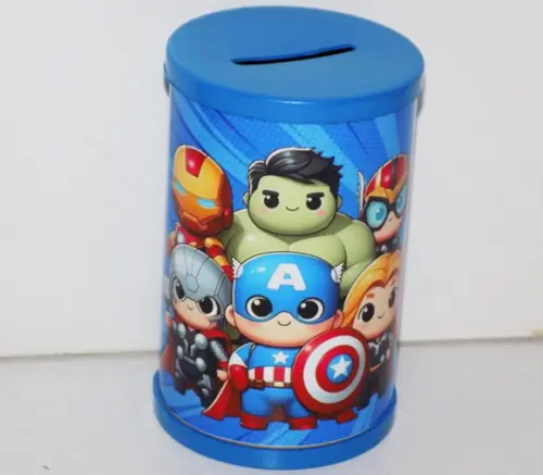 30 Cofrinhos Personalizados Vingadores Cute
