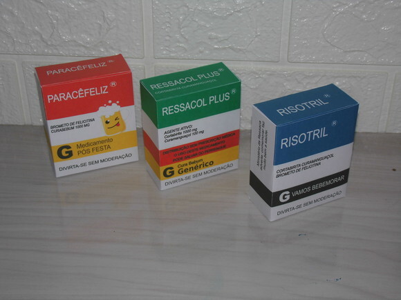 20 Caixas para Kit Ressaca - Pronta Entrega
