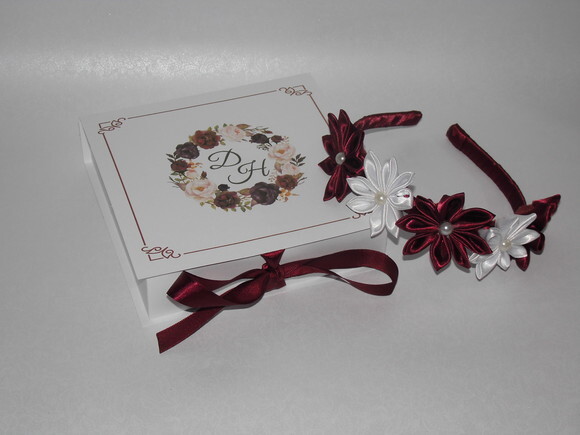 Caixa Convite com Tiara para Florista ou Daminha