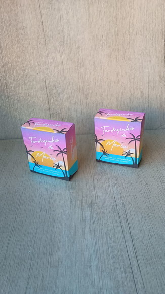 Caixa Lembrancinha Festa Tardezinha - Personalizada com Nome