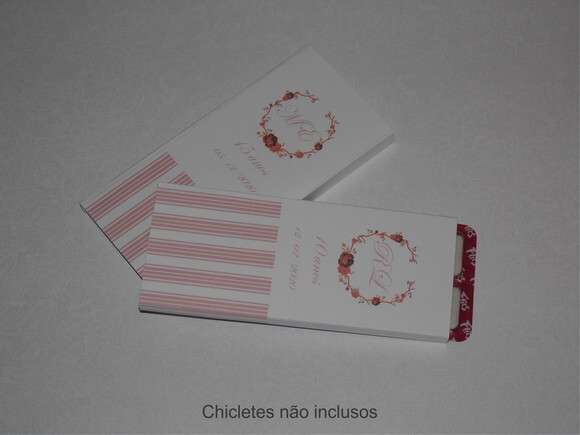 Caixinha para Cartela de Chiclete
