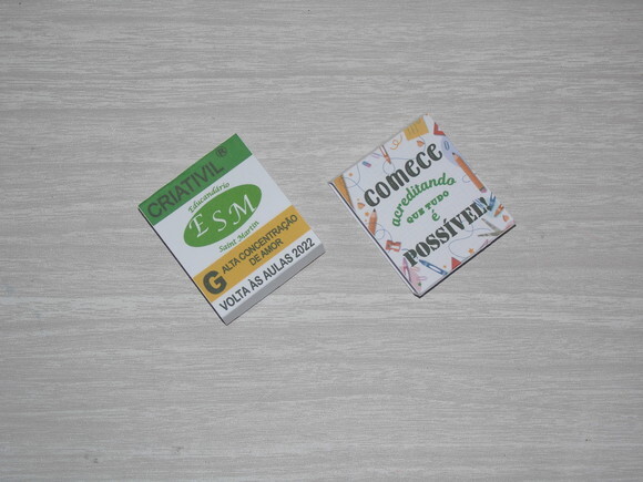 Caixinha para Cartela Pequena de Chiclete