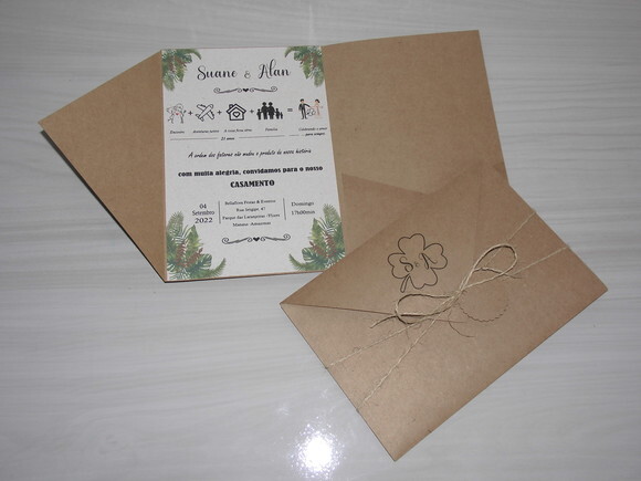 Convite com Envelope - 4