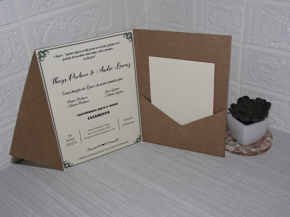Convite com Envelope - 4