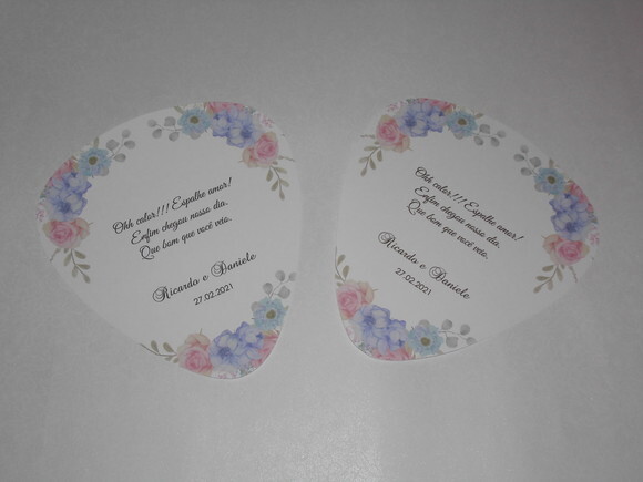 Leque / Ventarola Personalizado para Festas