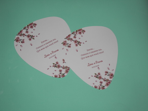Leque / Ventarola Personalizado para Festas