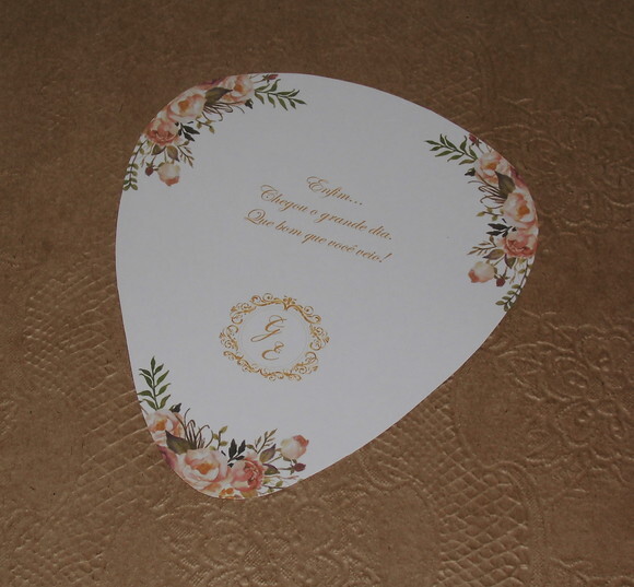 Leque / Ventarola Personalizado para Festas