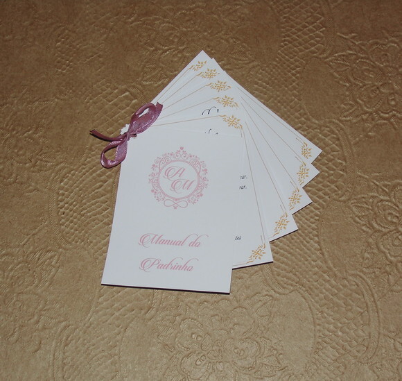Manual de Padrinhos Mini Cartões - Modelo 2