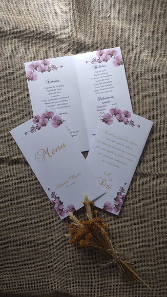 Menu com Agradecimento