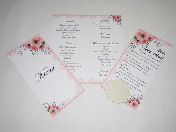 Menu com Agradecimento
