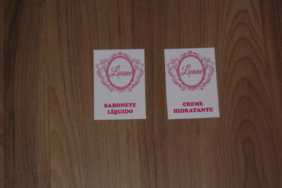 Mini Adesivo para Personalizar Bisnagas e Tubetes
