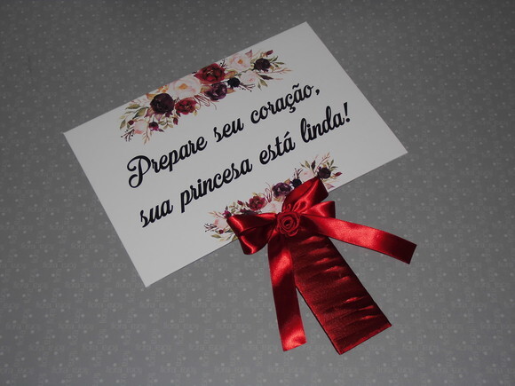Plaquinhas para Daminhas e Pajem