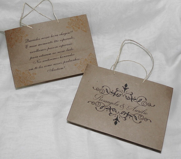 Sacola Rustica Personalizada - Média