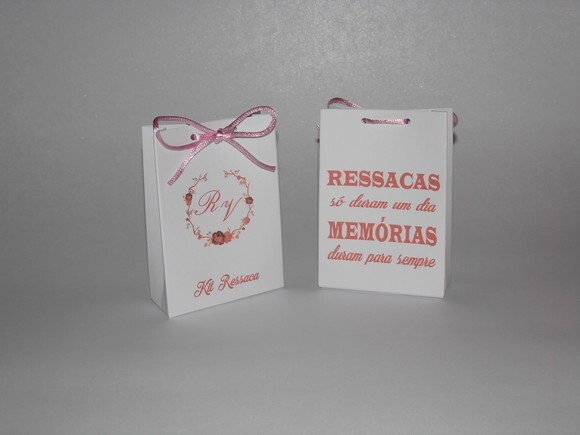 Sacolinha para Kit Ressaca com Laço