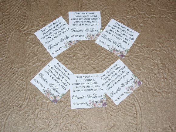 Tag para Bem Casados