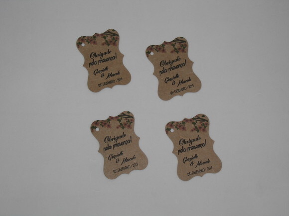 Tag Rustica para Lembrancinhas - Modelo 1