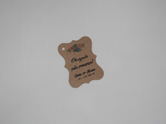 Tag Rustica para Lembrancinhas - Modelo 1